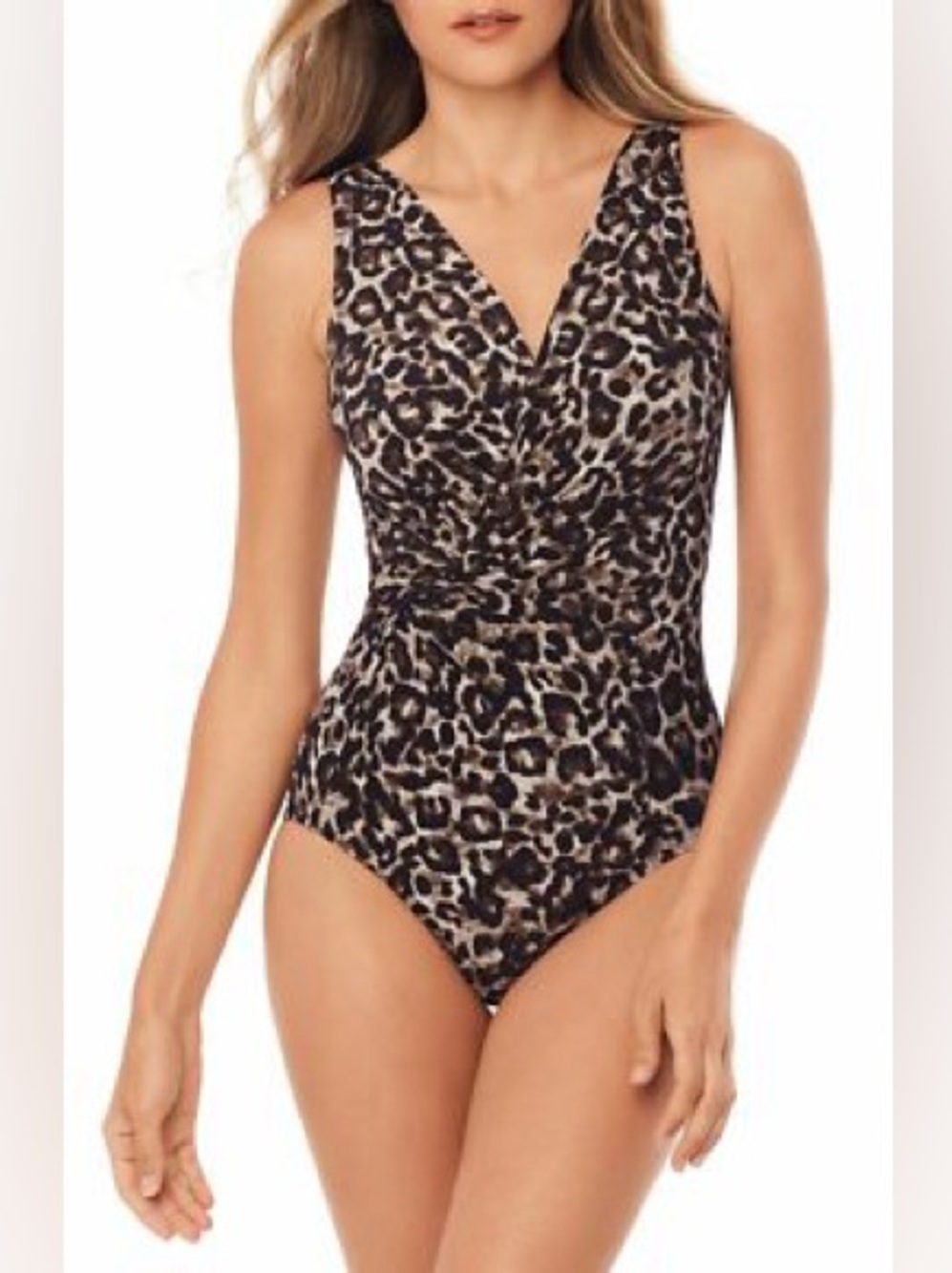 MIRACLESUIT Belle Gattino Esmerelda Wrap Front One-Piece
